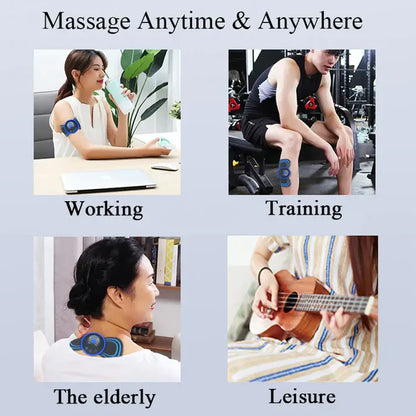 EMS Butterfly Neck Massager – Portable Pain Relief & Muscle Relaxation