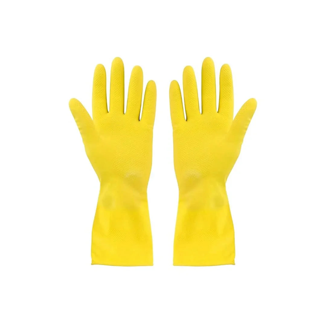 Reusable Silicone Dishwashing Gloves with Scrubber