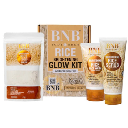 BNB Rice Extract Bright & GLow Kit For Bright & Glowing Skin