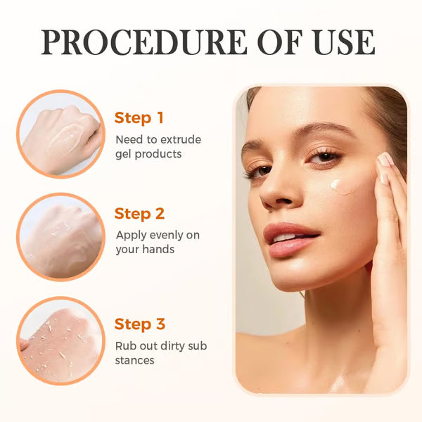 Orange Enzyme Glow Gel  Dark Spot & Dead Skin Remover