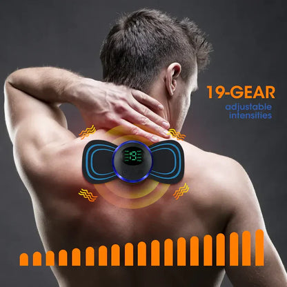 EMS Butterfly Neck Massager – Portable Pain Relief & Muscle Relaxation