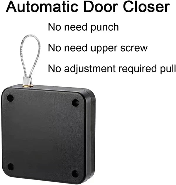 Automatic Door Closer | Portable Self-Closing Device for Home & Office